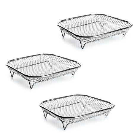 Lot 3 paniers carrés pour friteuse à air chaud Ibili - Mathon - 1