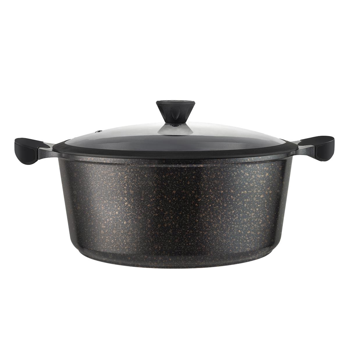 Faitout marron 32cm - "Cappuccino" Laguiole Cuisson - Mathon - 1