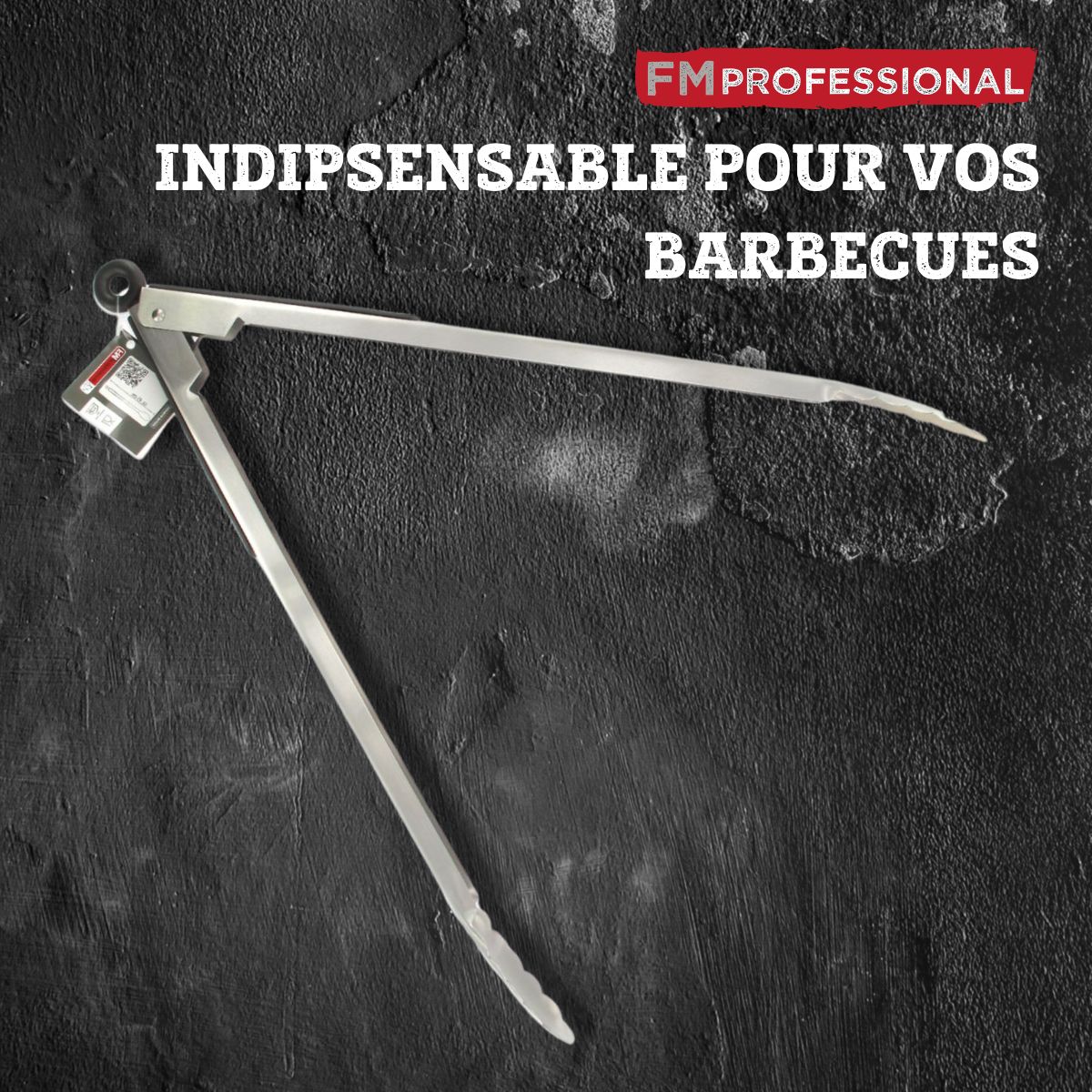 Pince à barbecue professionnelle 45 cm FM Professional - Mathon - 5