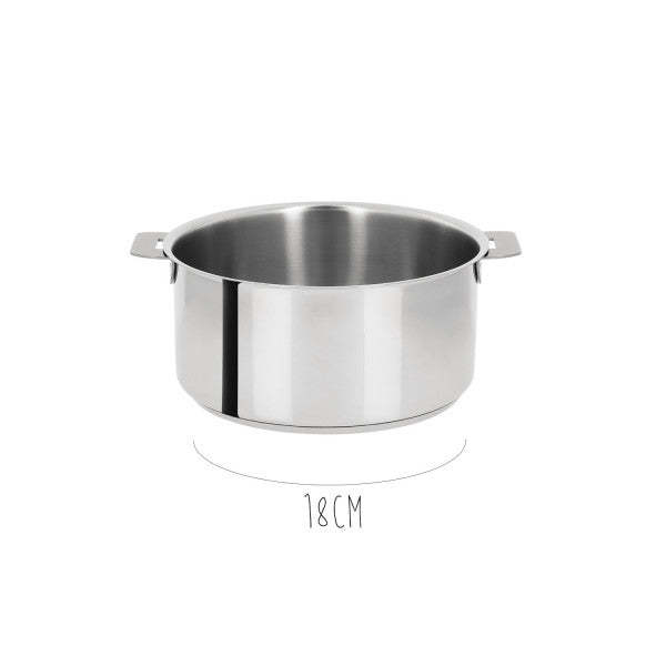 Casseroles inox x 3 Cristel Mutine Amovible Cristel - Mathon - 3