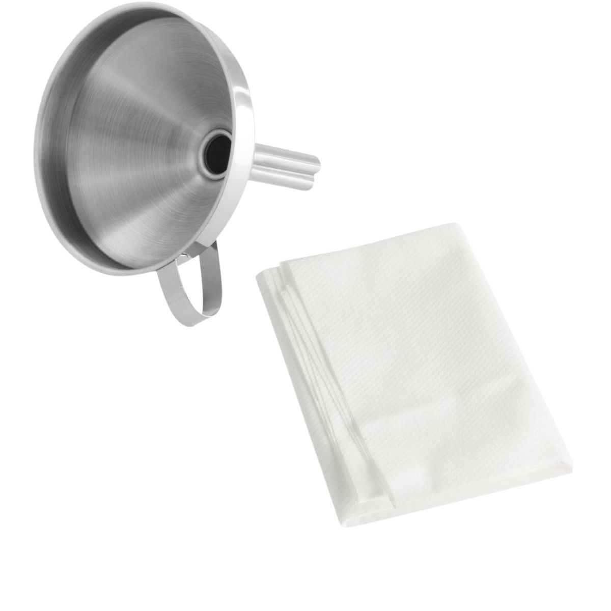 Set de 2 ustensiles pour confiture avec entonnoir et tissu filtrant Dr Oetker Fackelmann - Mathon - 1