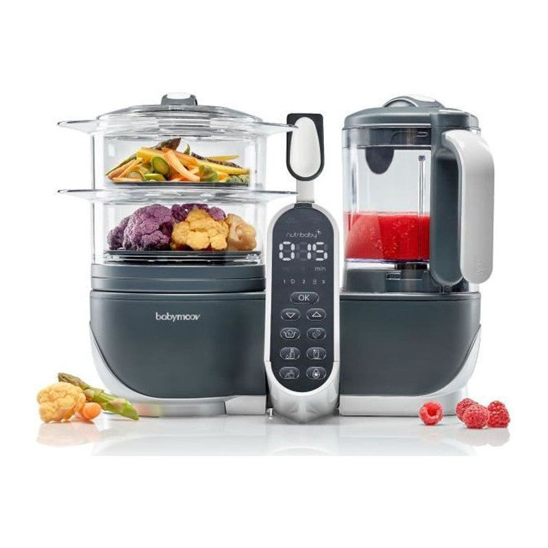 Babymoov Robot Cuisine Bebe Nutribaby + Industrial Grey Babymoov - Mathon - 1