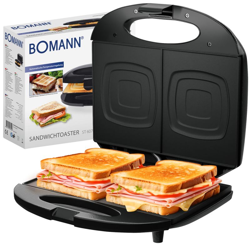 Appareil à Sandwich / Croque-monsieur Noir Bomann ST6074CB-Noir Bomann - Mathon - 2