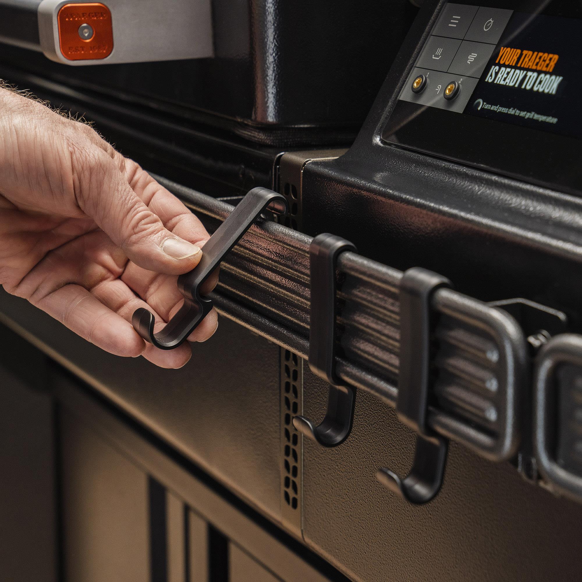 Lot De 3 Crochets Porte Ustensiles Pour Système Pop-And-Lock™ Traeger - Mathon - 3