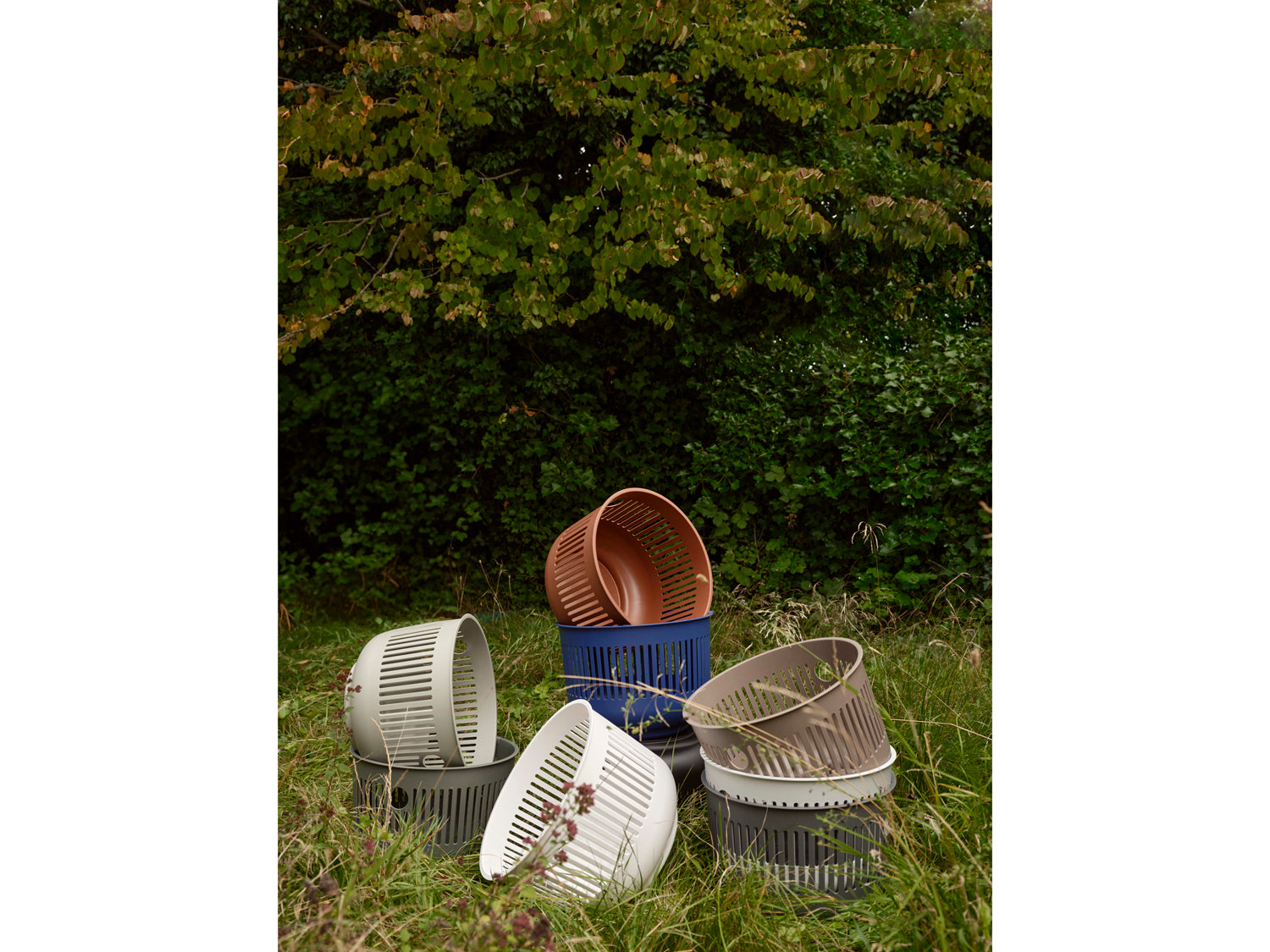 Panier à linge Ume en Polypropylène Gris Zone Denmark - Mathon - 2