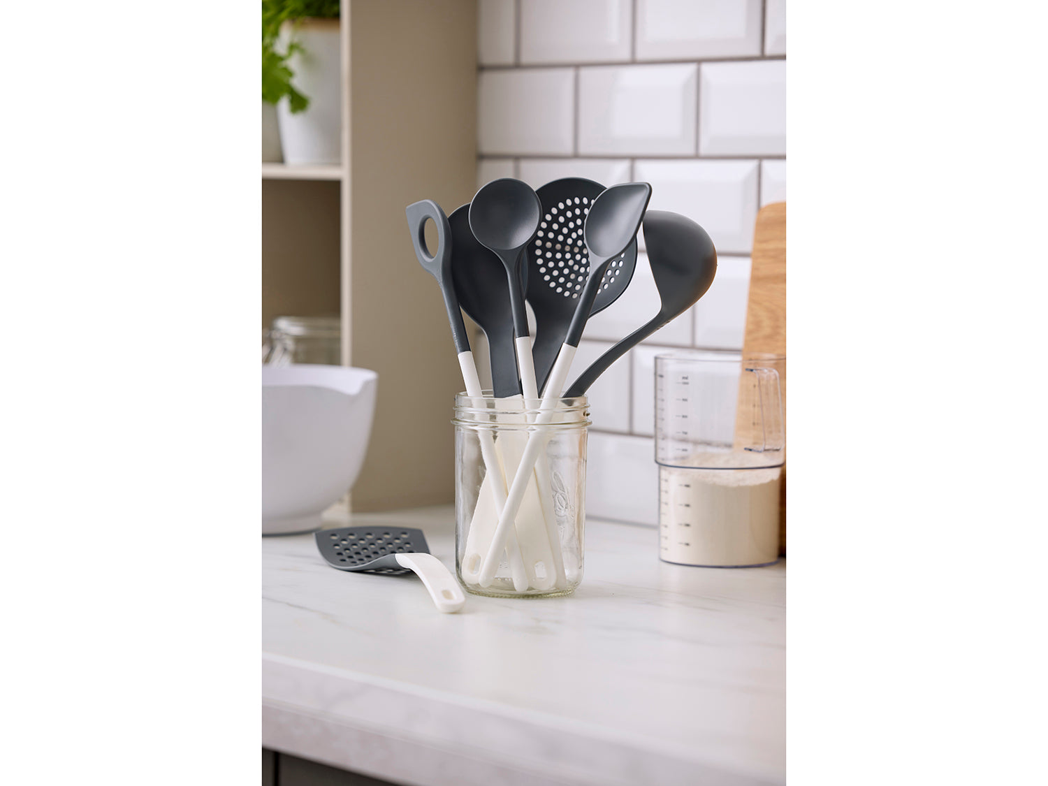 Cuillère de service NEW OPTIMA en nylon Blanc Rosti - Mathon - 7