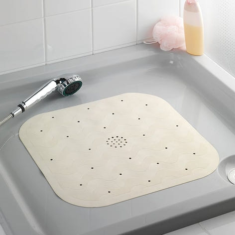 Tapis anti-dérapant douche caoutchouc naturel Wenko by Maximex - Mathon - 1