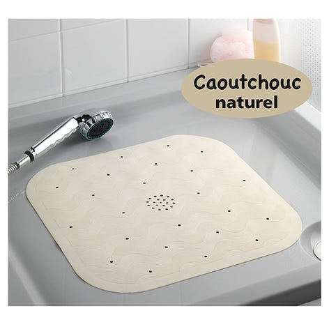 Tapis anti-dérapant douche caoutchouc naturel Wenko by Maximex - Mathon - 2