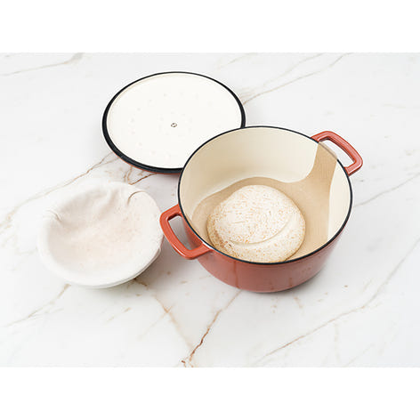 Feuille pour pain à la cocotte en fibre de verre 23 cm NoStik - Mathon - 2