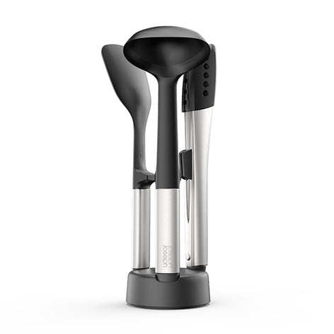 Set de 3 ustensiles Elevate Fusion avec socle compact Joseph Joseph - Mathon - 1