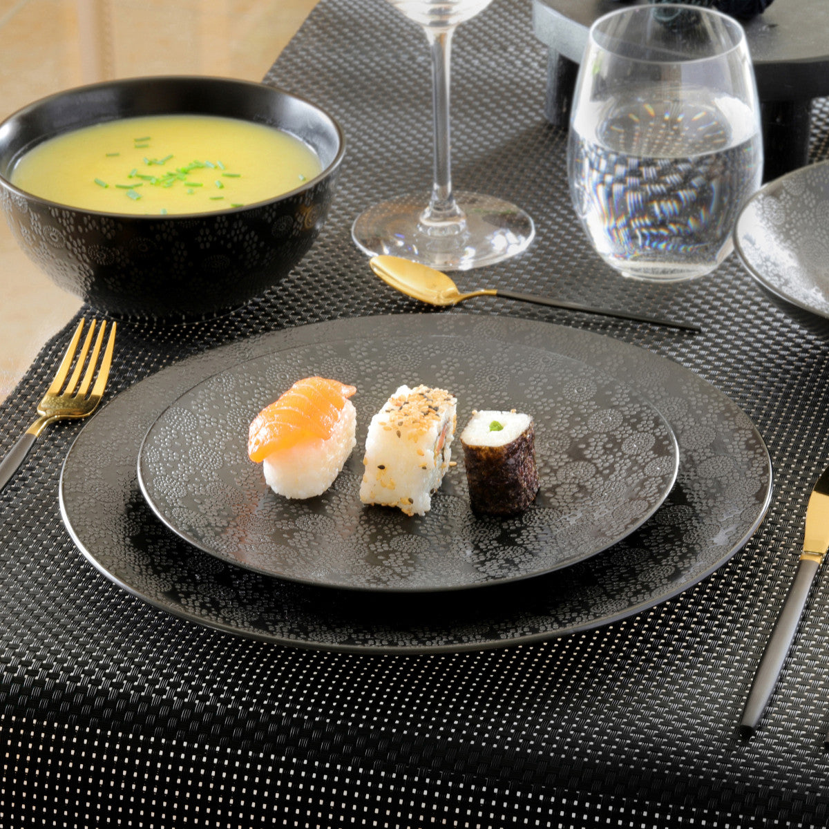 Black Japan - Service 18 pièces Médard de Noblat - Mathon - 5