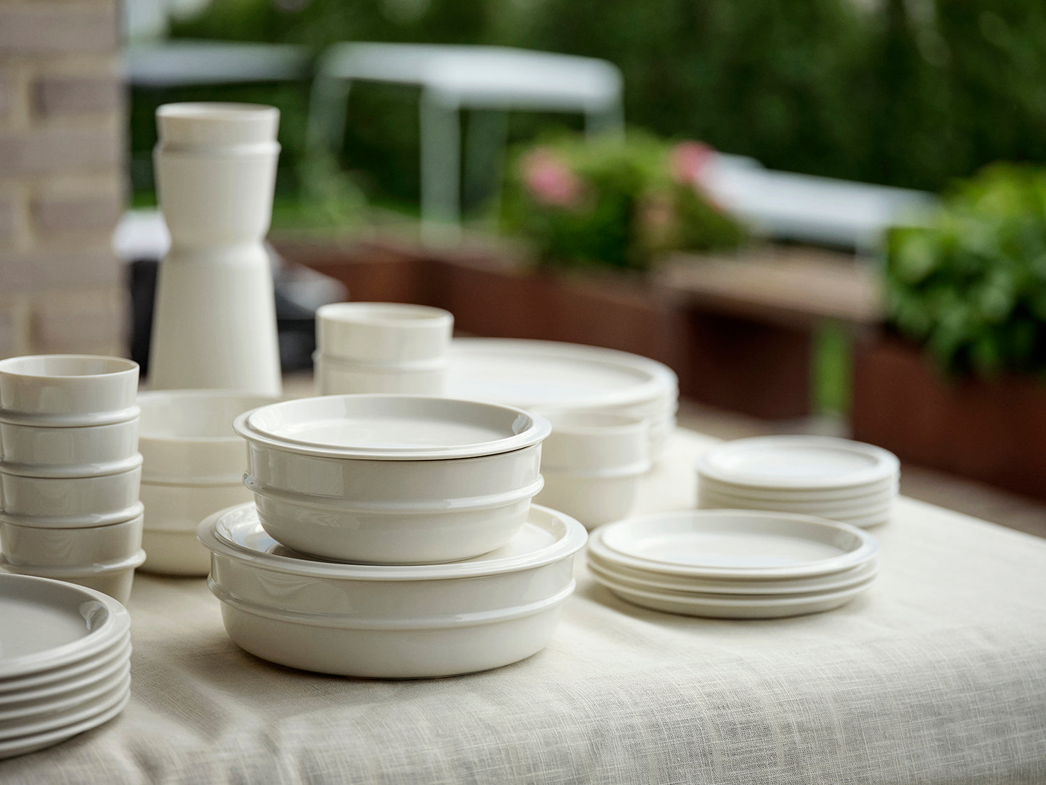 Tasse de café EAU en porcelaine Blanc cassé Zone Denmark - Mathon - 9