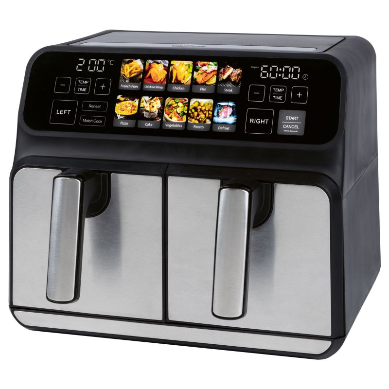 Friteuse à air chaud Air fryer 8L double compartiment Proficook PC-FR1287H Proficook - Mathon - 1