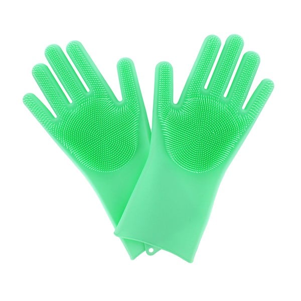 Paire de gants éponges magiques silicone Elicuisine - Mathon - 2