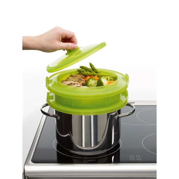 Cuit vapeur 2 étages Lékué - Mathon - 2