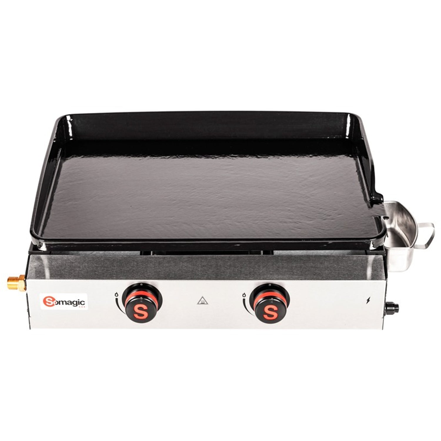 Plancha à gaz à poser 2 brûleurs DONASTIA Somagic - Mathon - 2