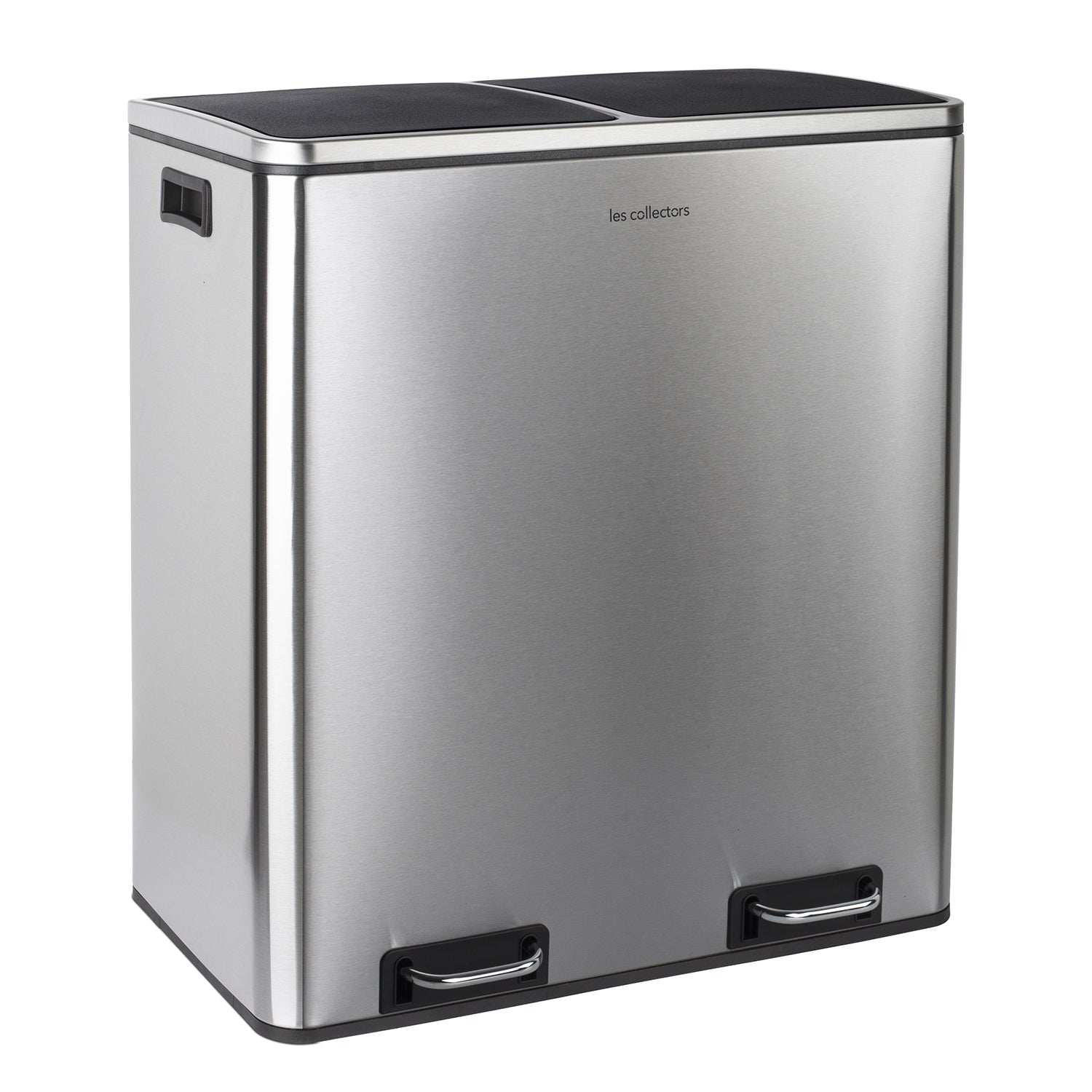 Poubelle de tri à pédale 2 x 30L, inox edition - N°904 Les Collectors - Mathon - 3