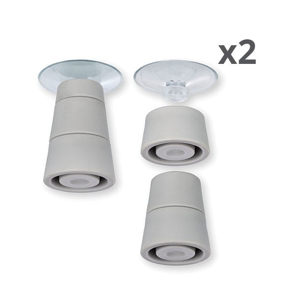 Lot de 8 pieds pour couvre plaques de protection en verre Wenko by Maximex - Mathon - 1