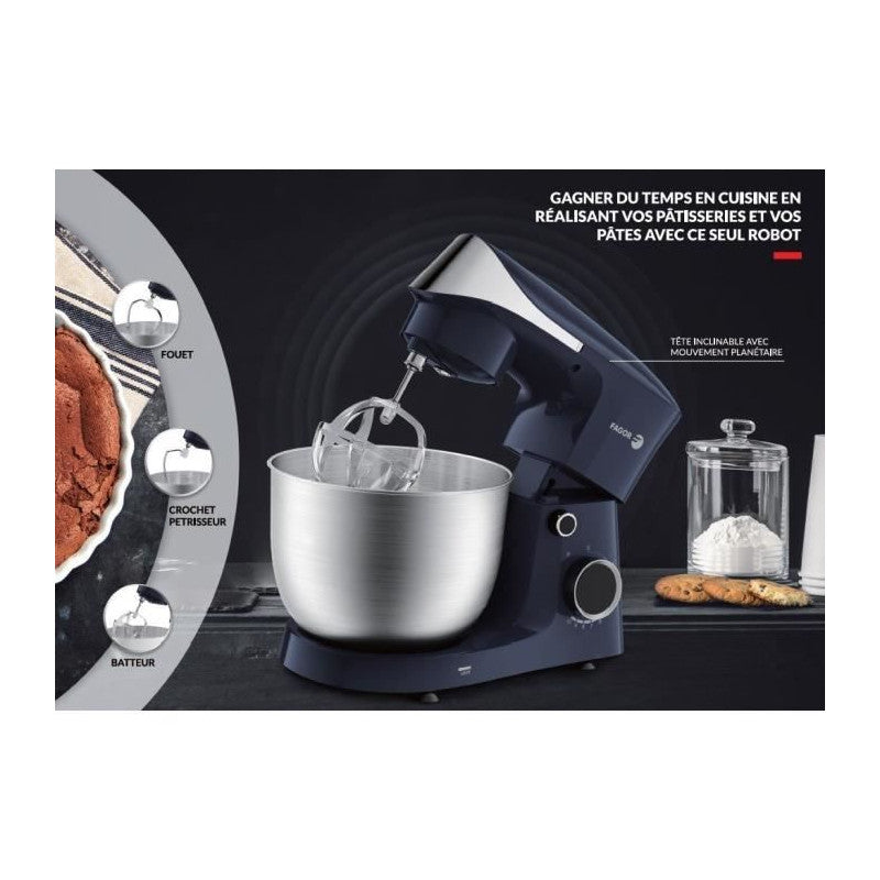 Robot Pâtissier -   - Fg2433 - 1500w - Bol Inox : 4.3l Fagor - Mathon - 5
