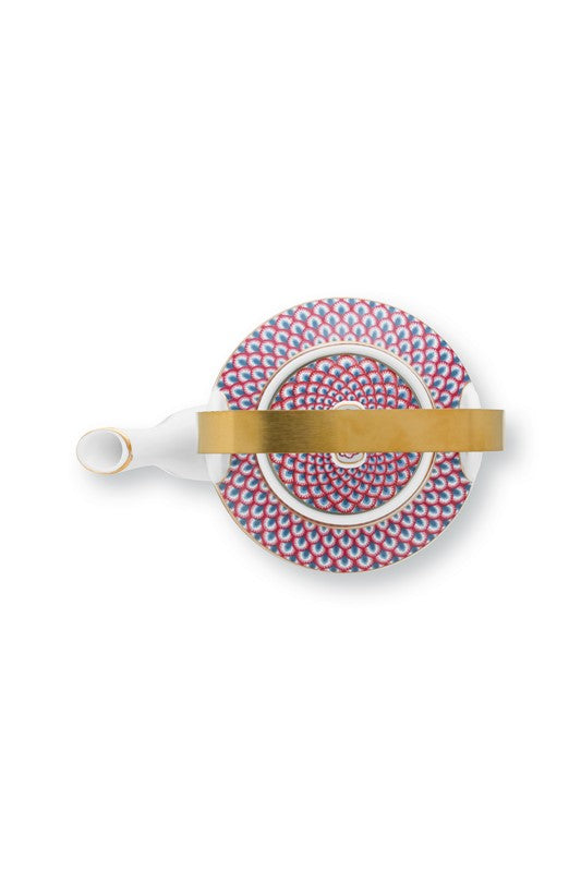 Coffret Cadeau Théière Oriental Flower Festival Bleu - 1L Pip Studio - Mathon - 5