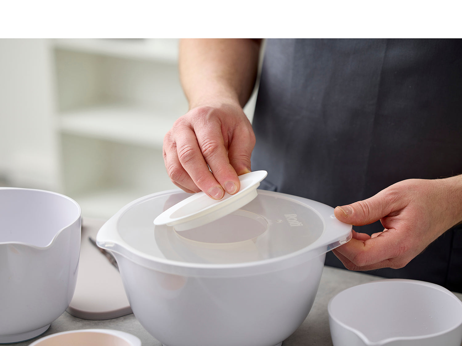 Bol à mixer NEW MARGRETHE en durostima® Blanc Rosti - Mathon - 8