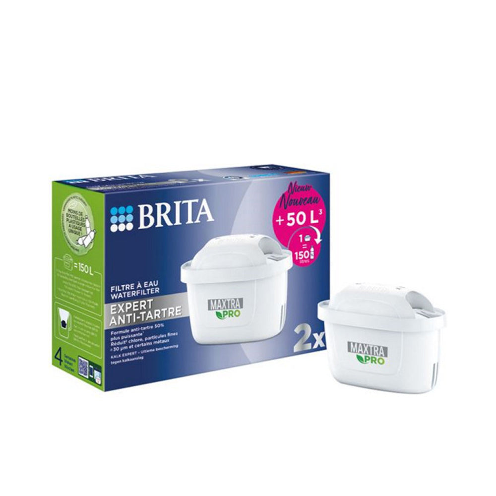 Pack de 2 cartouches anti tartre pour carafes filtrantes Brita Maxtra Pro Brita france - Mathon