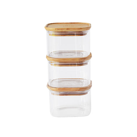 Set de 3 boîtes 500 mL Pebbly - Mathon - 1