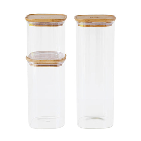 Set de 3 boîtes 0,8, 1,4 et 2,2 L Pebbly - Mathon - 1