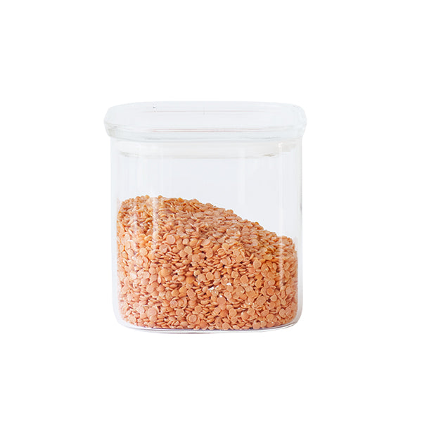 Boite carrée en verre 800ml Pebbly - Mathon - 1