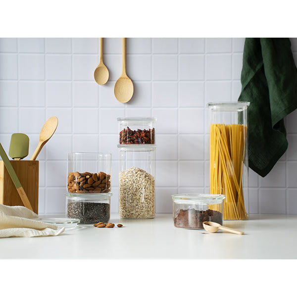 Boite carrée en verre 800ml Pebbly - Mathon - 4