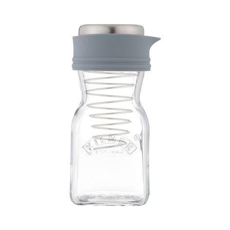 Shaker pour vinaigrette en verre et inox 500 ml Kilner - Mathon - 1