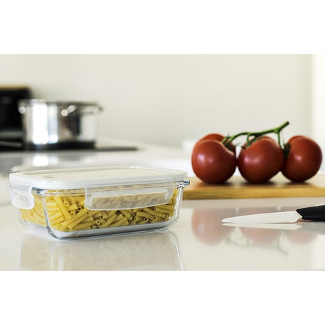Boîte rectangulaire en verre 650 ml Pebbly - Mathon - 2
