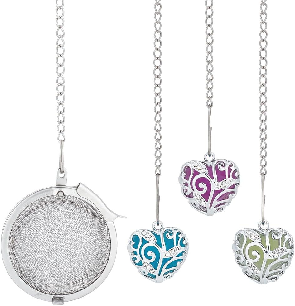 Lot de 3 infuseurs à thé en acier inoxydable avec pendentifs Vendos85 - Mathon