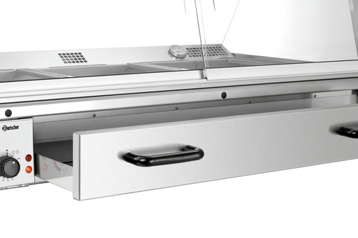 Vitrine chauffante GN3110-R - 3.65 kW - Bartscher - Mathon - 2