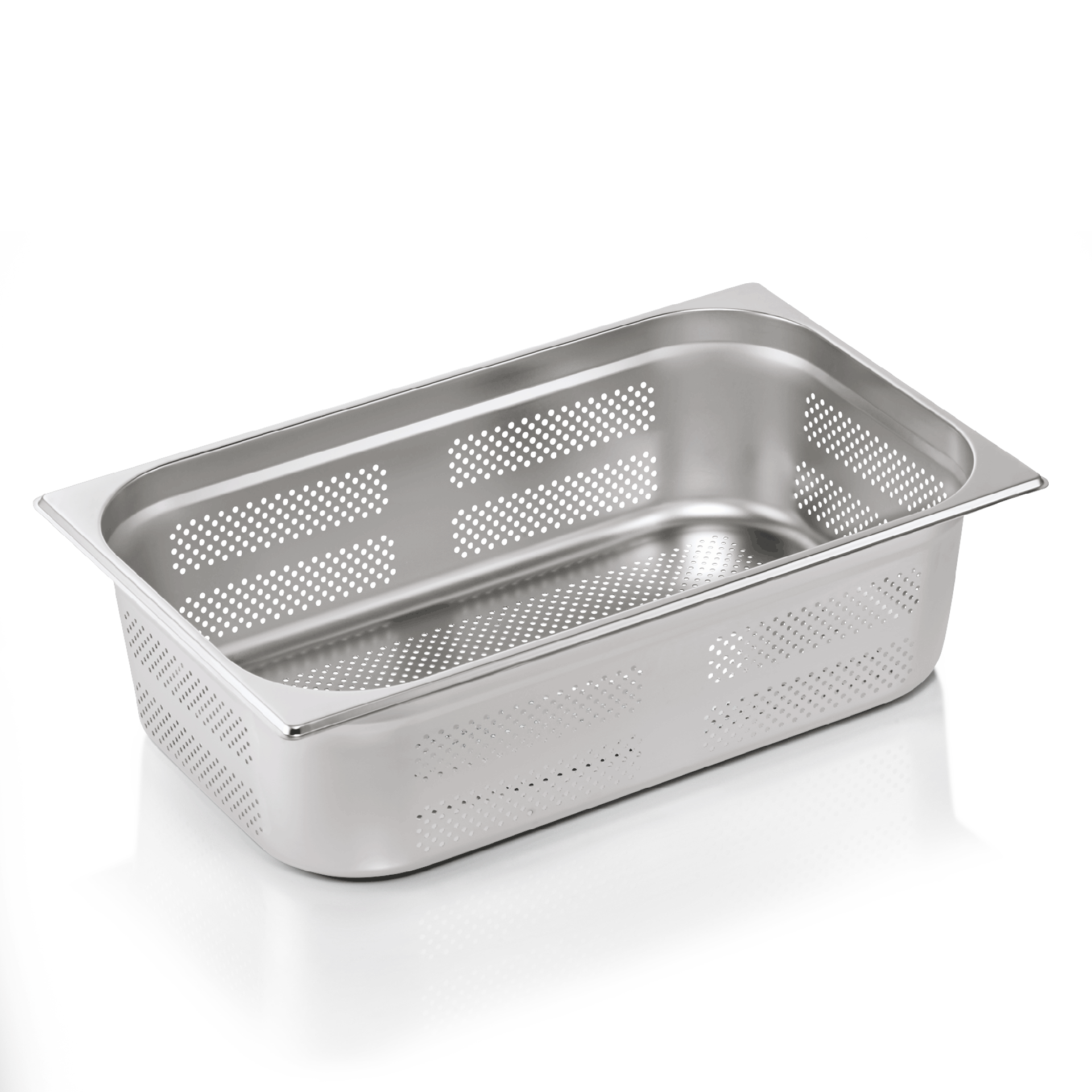 Bac GN 1/1 ECO en Acier Chrome 21 L H 150 mm Lot de 6 - WAS Germany - Mathon