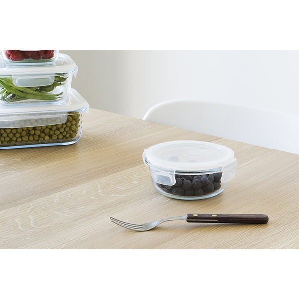 Boîte ronde en verre 400ml Pebbly - Mathon - 3