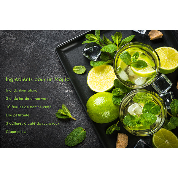 Planche en verre Mojito 40 x 30 cm Pradel Excellence - Mathon