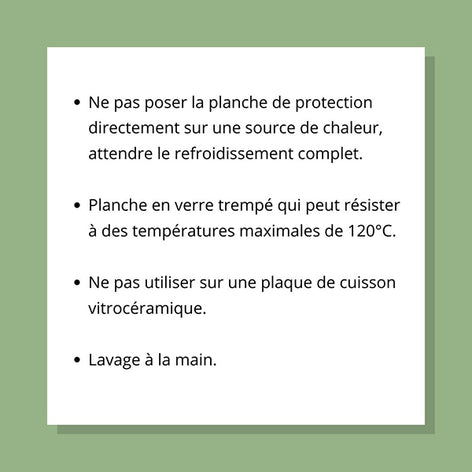 Planche en verre multifonctions 40 x 30 cm Pebbly - Mathon - 2