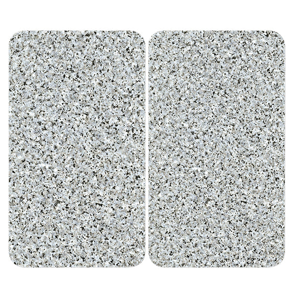 Set 2 couvre-plaques protection motifs Granit Wenko by Maximex - Mathon - 1