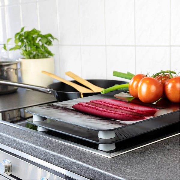 Set 2 couvre-plaques protection motif Macarons Wenko by Maximex - Mathon - 2