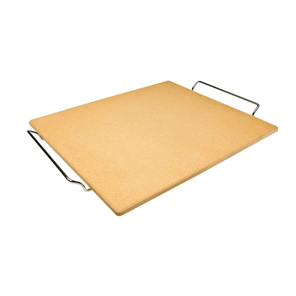 Pierre pour pizza rectangulaire 41 x 36 cm avec support Ibili - Mathon