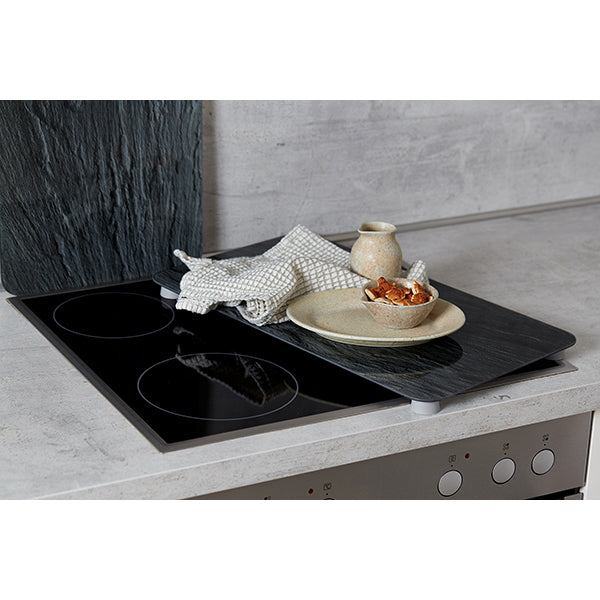 Set 2 couvre-plaques protection en verre motifs Ardoise Wenko by Maximex - Mathon - 2