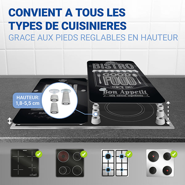 Set 2 couvre-plaques protection motifs Universal Wenko by Maximex - Mathon - 4