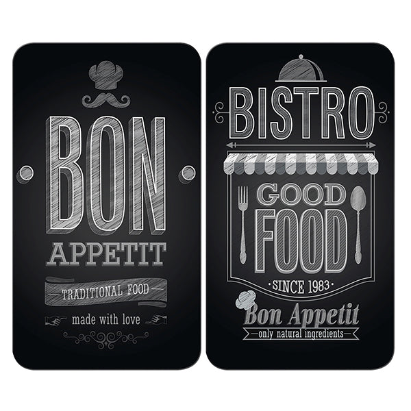 Set 2 couvre-plaques protection motifs Universal Wenko by Maximex - Mathon - 1