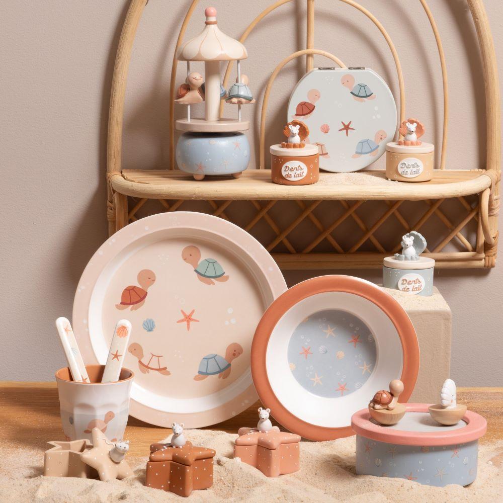 Coffret déjeuner 5 pièces Lulu la Tortue Amadeus - Mathon - 3
