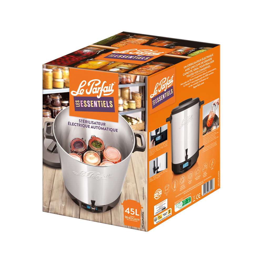 Stérilisateur électrique et automatique inox 45L Le Parfait - Mathon - 2