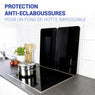 Set de 2 couvres plaques Noir 30 x 52 cm Wenko by Maximex - Mathon - 6