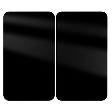 Set de 2 couvres plaques Noir 30 x 52 cm Wenko by Maximex - Mathon - 1