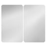 Set de 2 couvres plaques argent 30 x 52 cm Wenko by Maximex - Mathon - 1