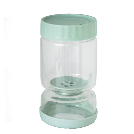 Bocal à cornichons en verre avec séparateur silicone 900 ml Pebbly - Mathon - 1